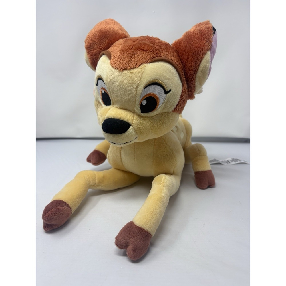 Bambi Authentic Original Disney Store Exclusive with Butterfly on Tail 14" Plush